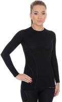 Brubeck Футболка женская Active Wool Черный в Москве