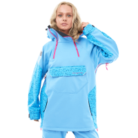 Dragonfly Куртка-анорак сноубордическая DF Uktus Woman Blue - Pink в Москве