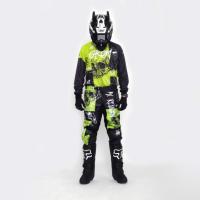 Grom Штаны кроссовые подростковые MX Religion lime в Москве