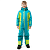 Dragonfly Зимний утепленный комбинезон Gravity Teenager Dark Green - Lime 2025 в Москве